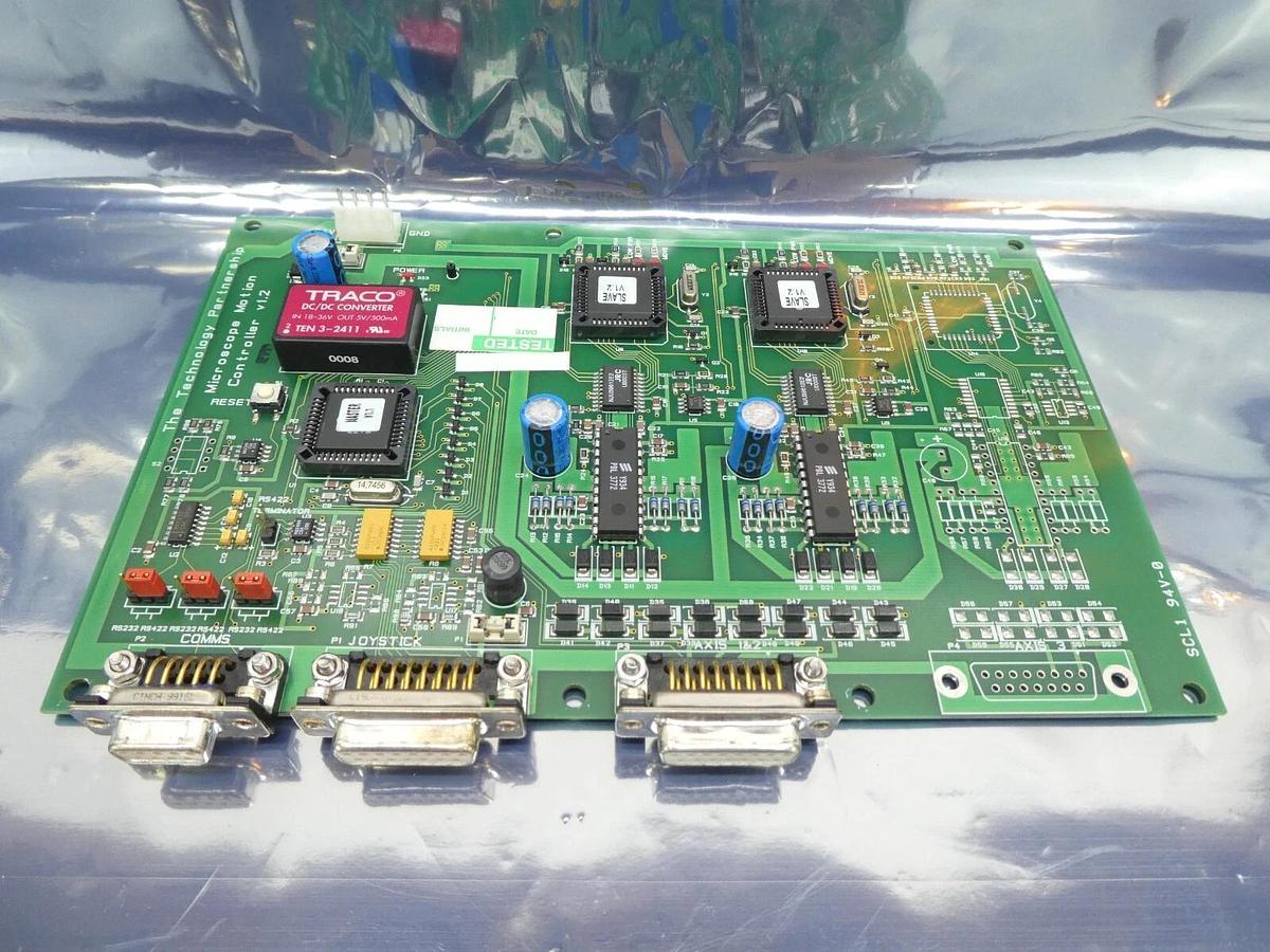 Used The Technology Partnership Microscope Motion Controller PCB Working Surplus