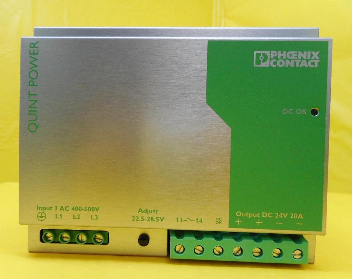 Refurbished Phoenix Contact QUINT-PS-3x400-500AC/24DC/20 Power Supply Refurbished