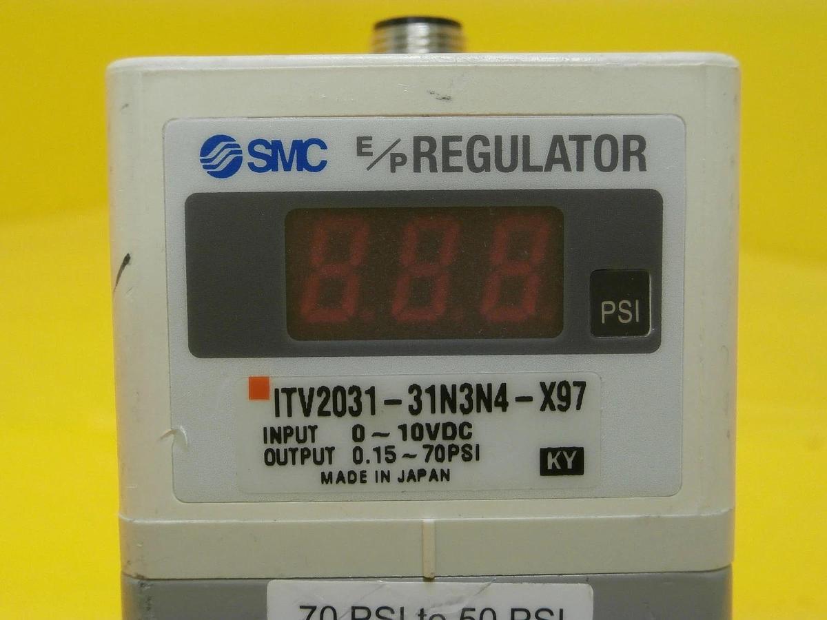 Used AMAT Applied Materials 0021-78097 Manifold with SMC ITV2031-31N3N4-X97 Copper