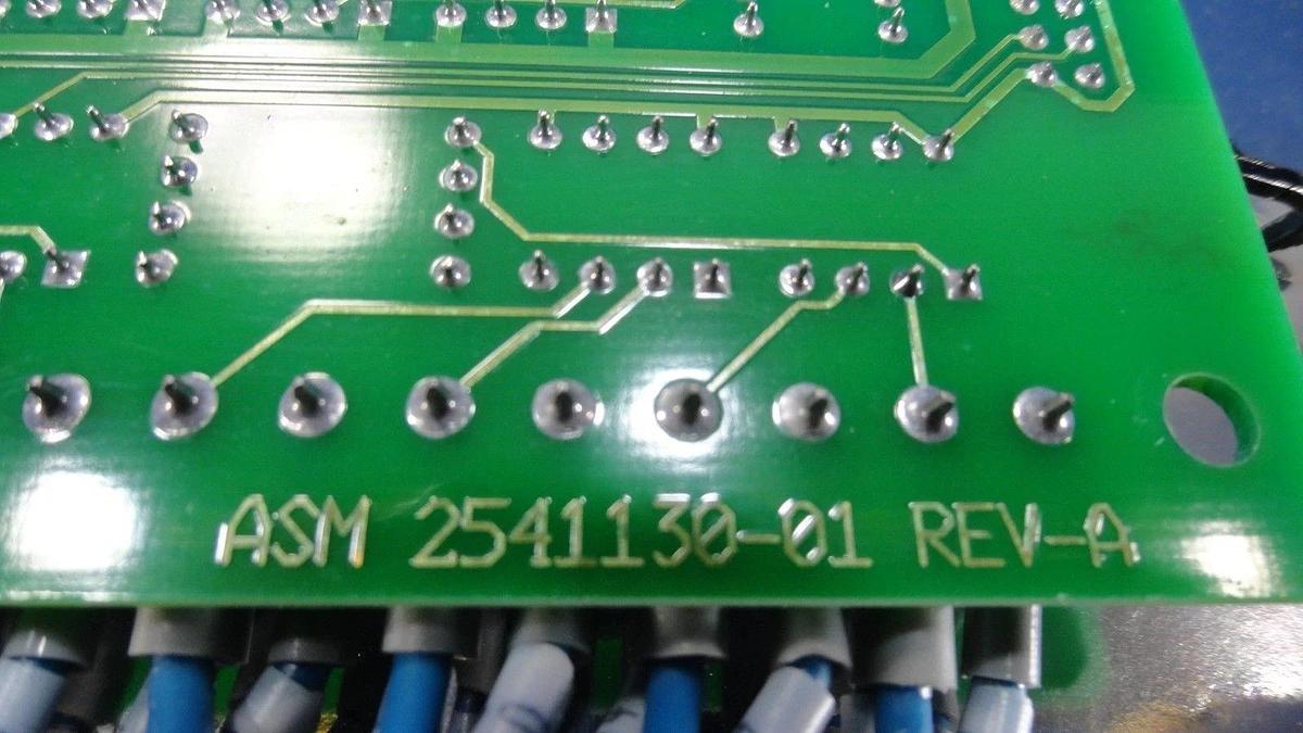 Used ASM Advanced Semiconductor Materials 2541130-01 PCB Board Used Working