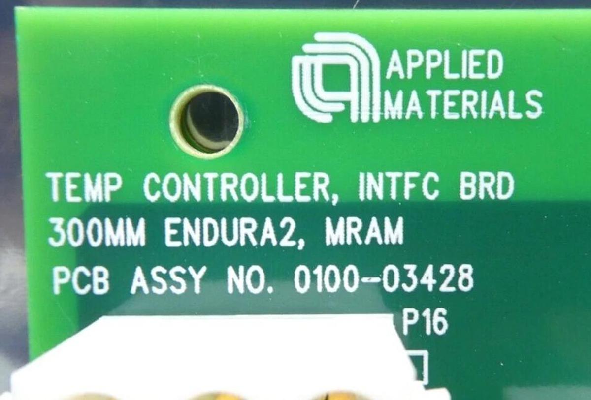 Used AMAT Applied Materials 0100-03428 Temp. Controller Interface PCB Endura2 MRAM