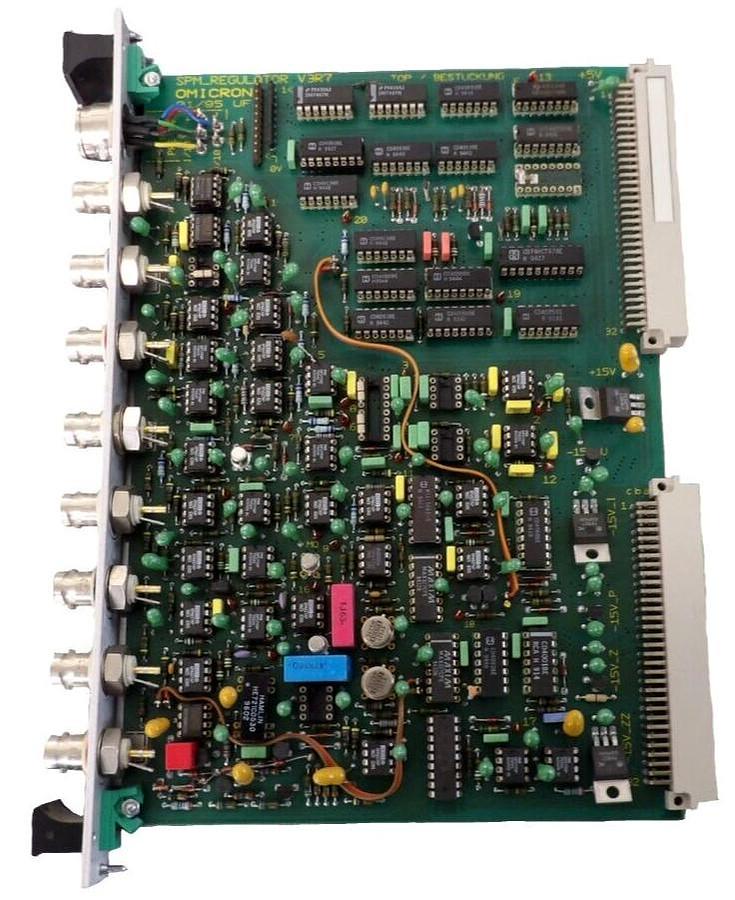 Used Omicron Vakuumphysik SPM_REGULATOR V3R7 SPM CU PCB Assembly Working Spare