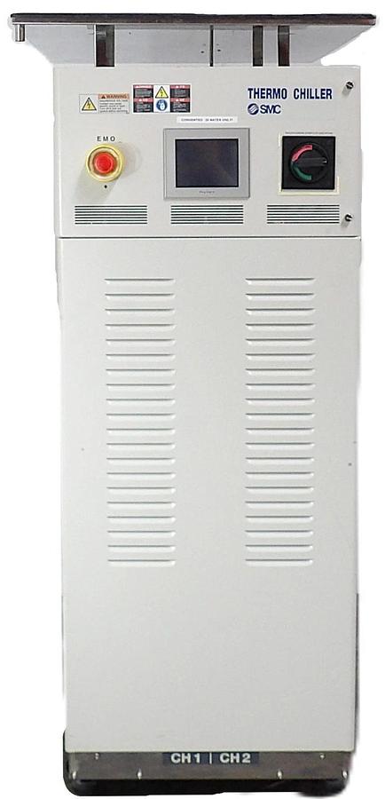 Used SMC HRZD020-WS-WS 20kW Dual Channel VFD Refrigerated Chiller DI Water Working