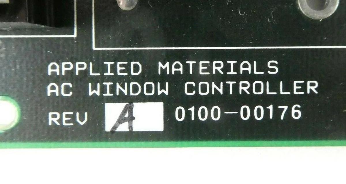 Used AMAT Applied Materials 0100-00176 AC Window Controller PCB P5000 Working