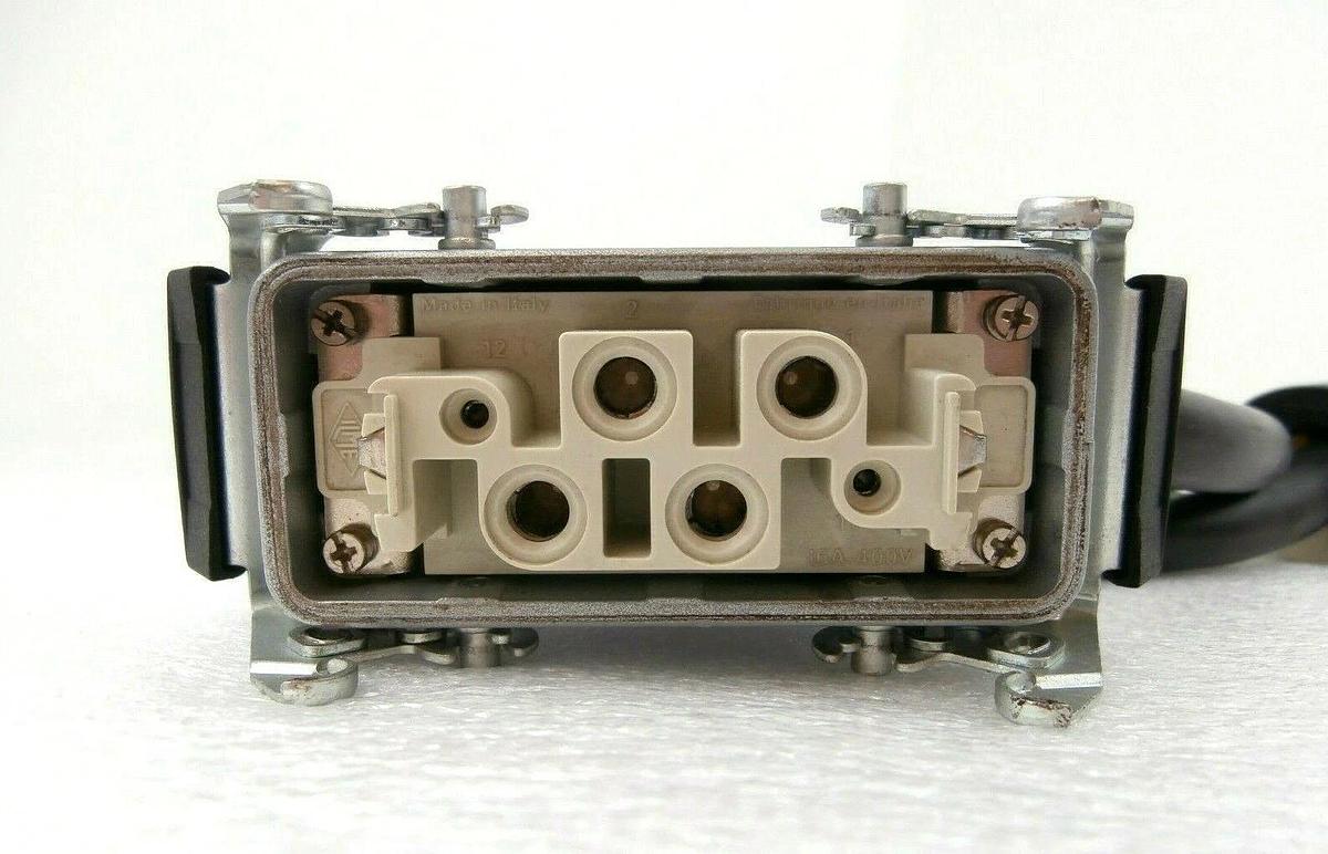 Used Edwards E21909516 iQDP Power Plug with 6 Foot Cable 1.8M iQDP40 iQDP80 Working