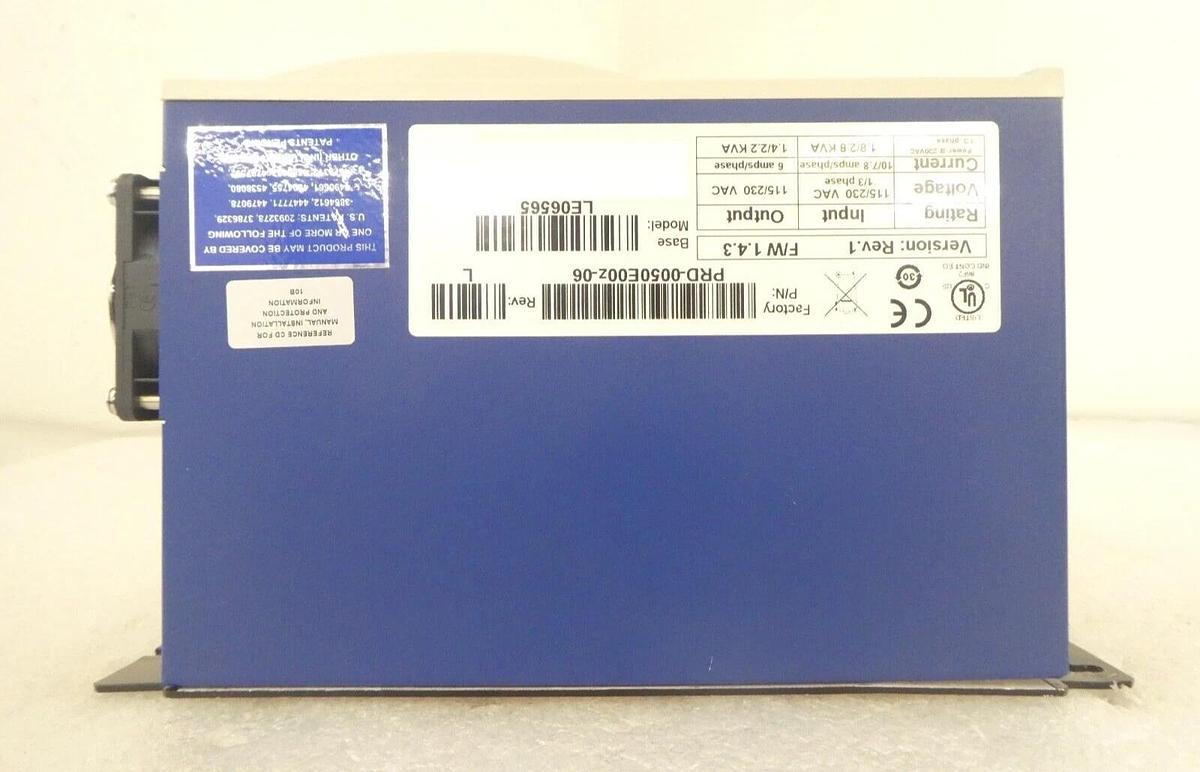 Used Kollmorgen PRD-0050E00z-06 Servo Drive LE06565 SERVOSTAR CD SynqNet Working