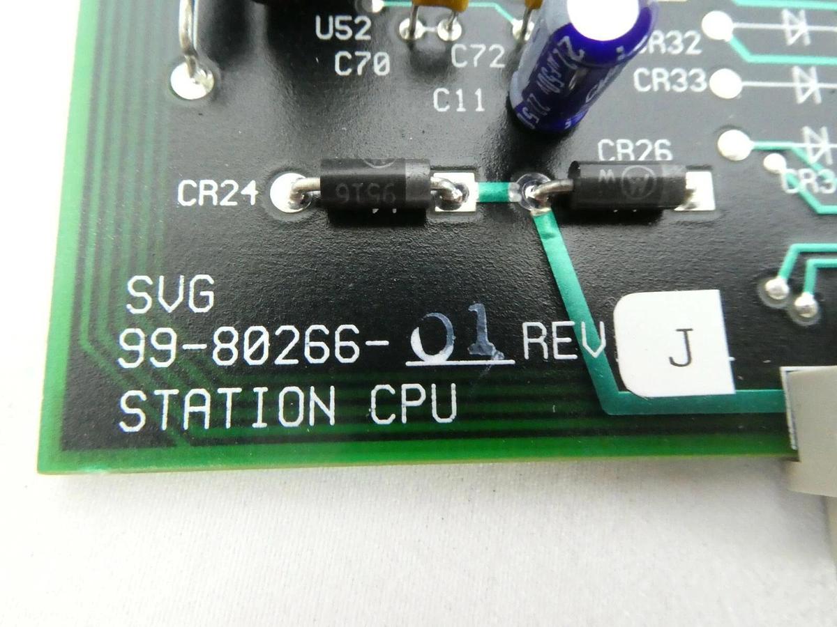 Used SVG Silicon Valley Group 99-80266-01 Coater Station CPU PCB 74017E3-27 Spare