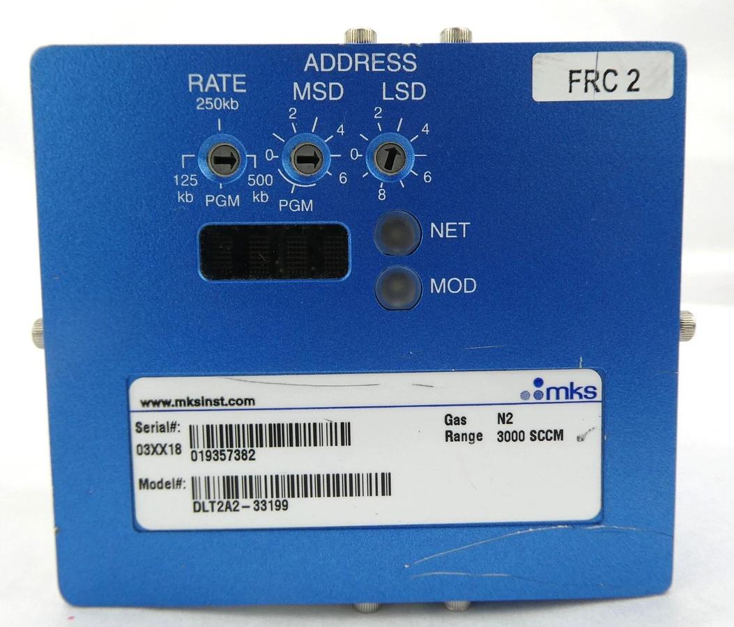 Used MKS Instruments DLT2A2-33199 Flow Ratio Controller DELTA II Working Surplus