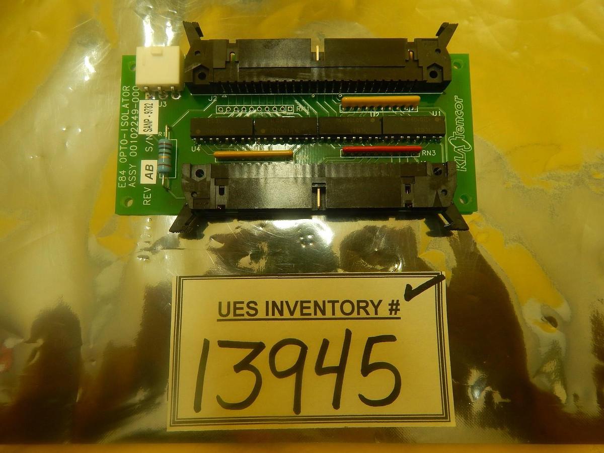 Used KLA-Tencor 00102249-000 E84 Opto-Isolator PCB Board CRS-3000 Used Working