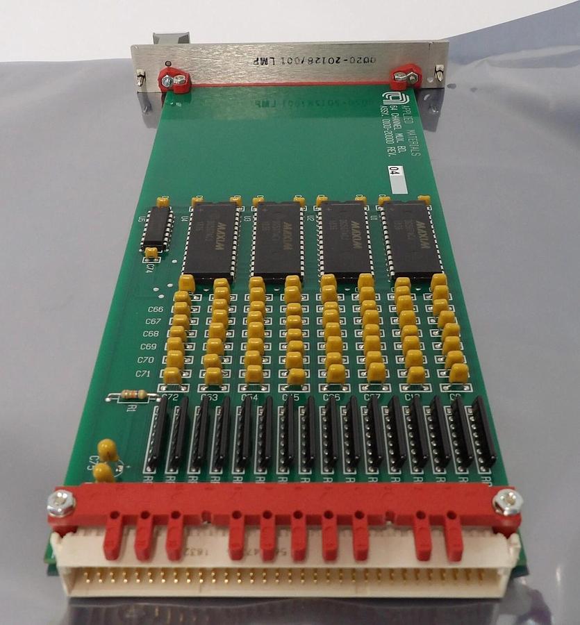 Used AMAT Applied Materials 0100-20000 64 Channel MUX BD PCB Card Working Surplus
