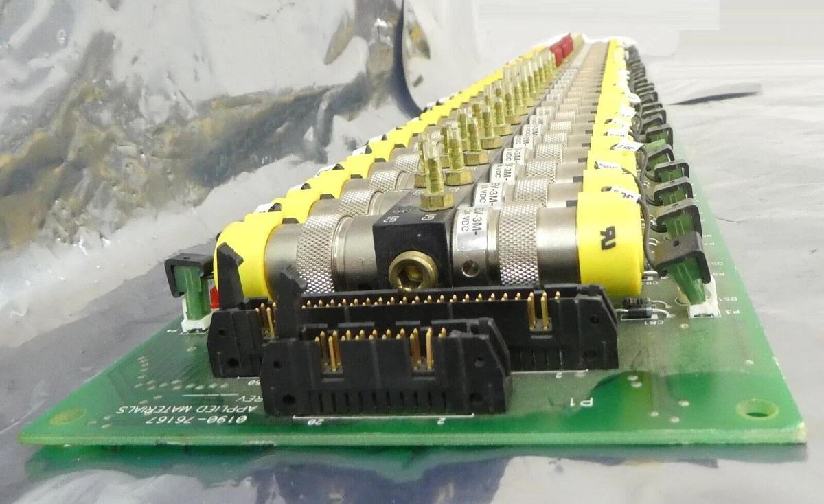 Used Bay Engineering BES-6173-0001 Pneumatic Manifold PCB AMAT 0190-76167 Surplus