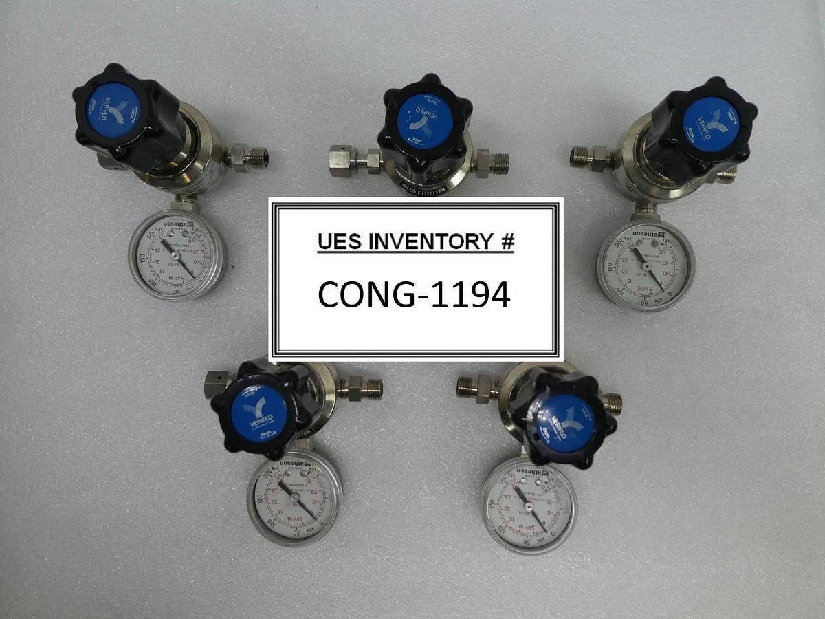 Used Veriflow IR400S250PM Single Stage Regulator Valve Reseller Lot of 5 Used Working