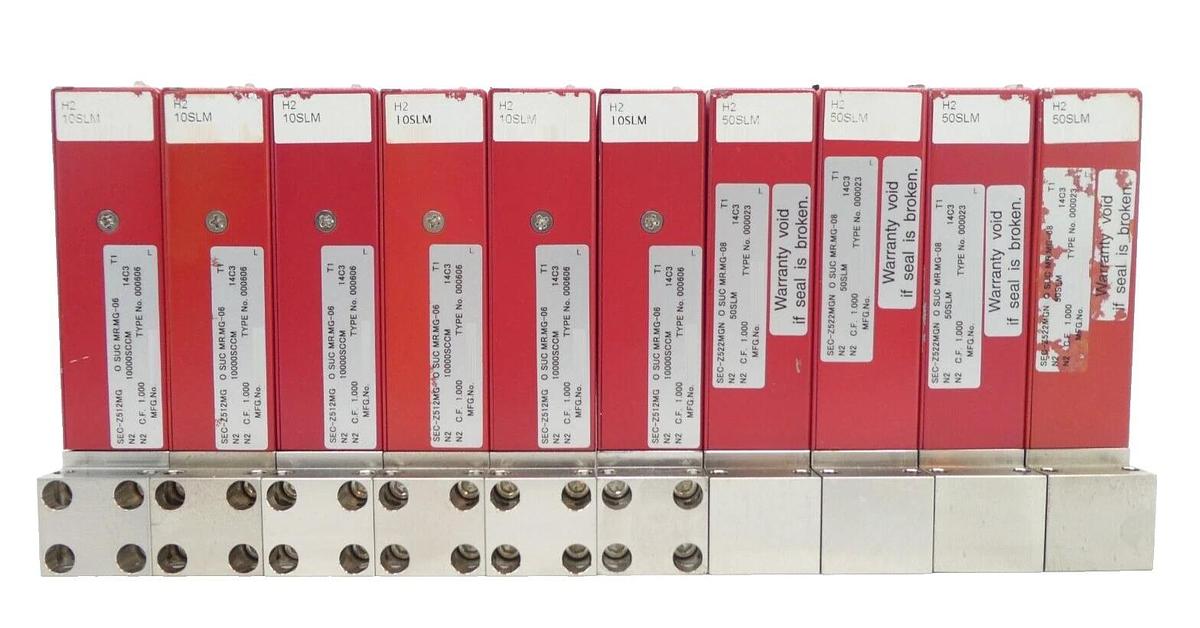 Used Horiba STEC Z500 Mass Flow Controller MFC SEC-Z512MG SEC-Z522MGN Lot of 10 Spare