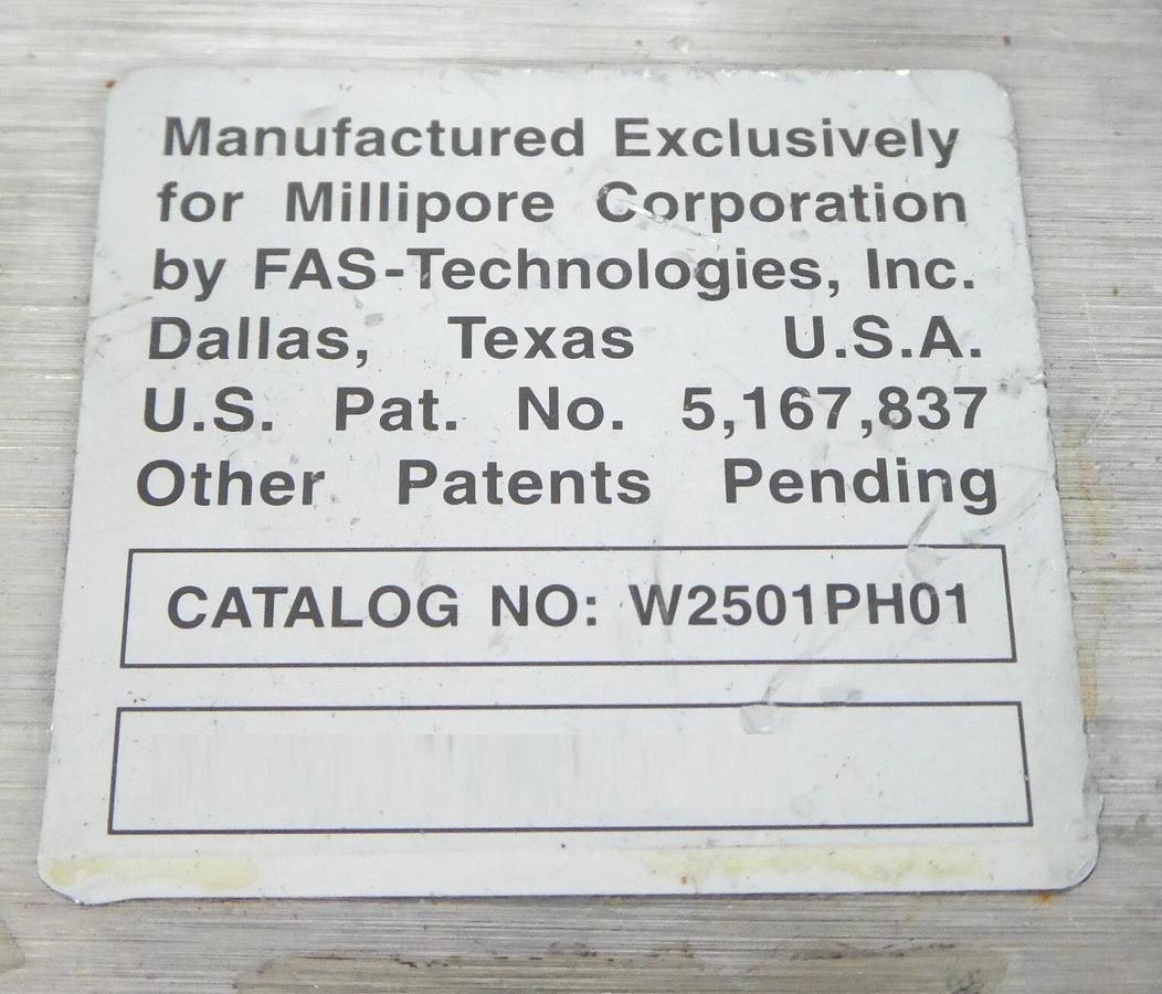 Used Millipore Photo-250 Photoresist Pump System Controller W2501PC01 W2501PH01 Spare