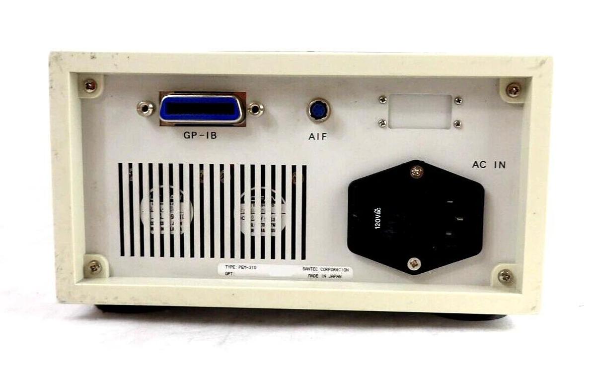 Used Santec Corporation PEM-310 Polarization Extinction Ratio Meter Working Surplus