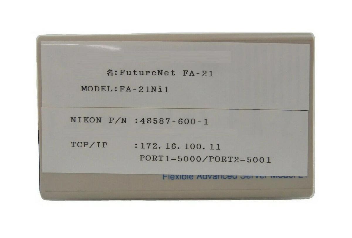 Used Century Systems FA-21Nil RS-232 FutureNet FA-21 Nikon 4S587-600-1 NSR-307E Spare
