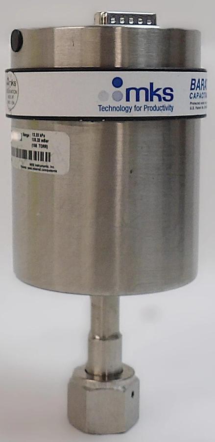 Used MKS Instruments 624B-25050 Baratron Transducer Type 624 No 15-Pin D Screws Spare