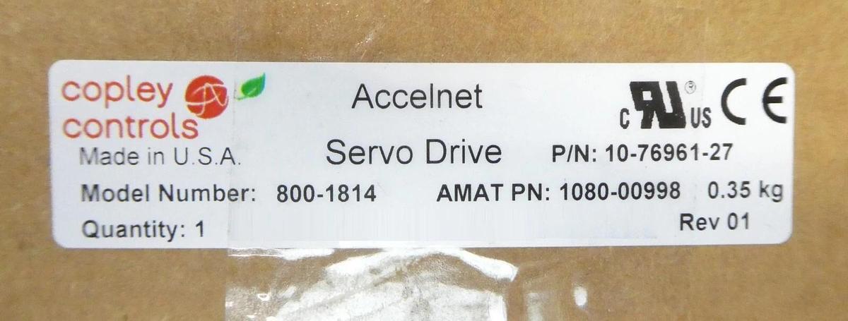 Copley Controls 800-1814 Single Axis Servo Drive Accelnet Plus Lot of 15 New