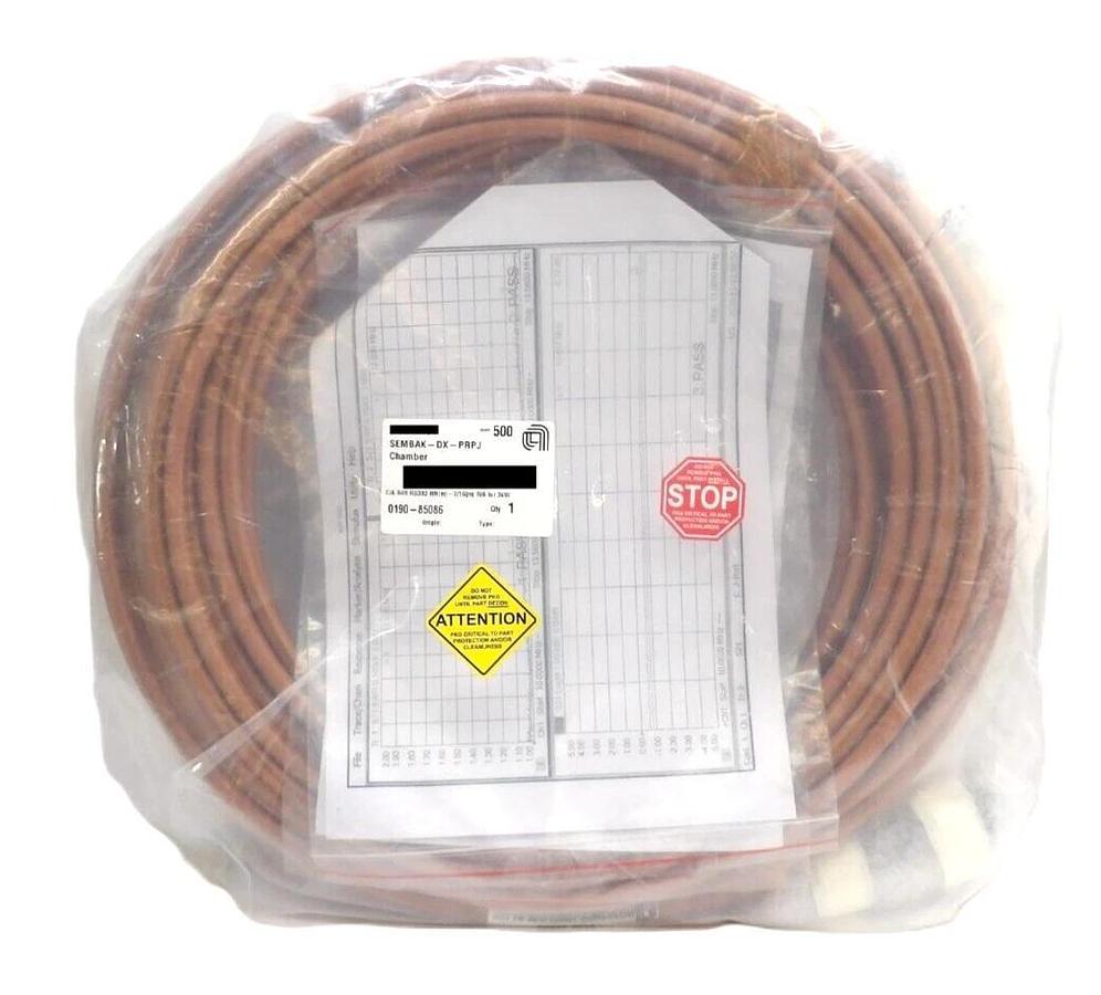 Used AMAT Applied Materials 0190-85086 RF Coaxial Cable 94ft 28M SEM-DX-PRPJ Working