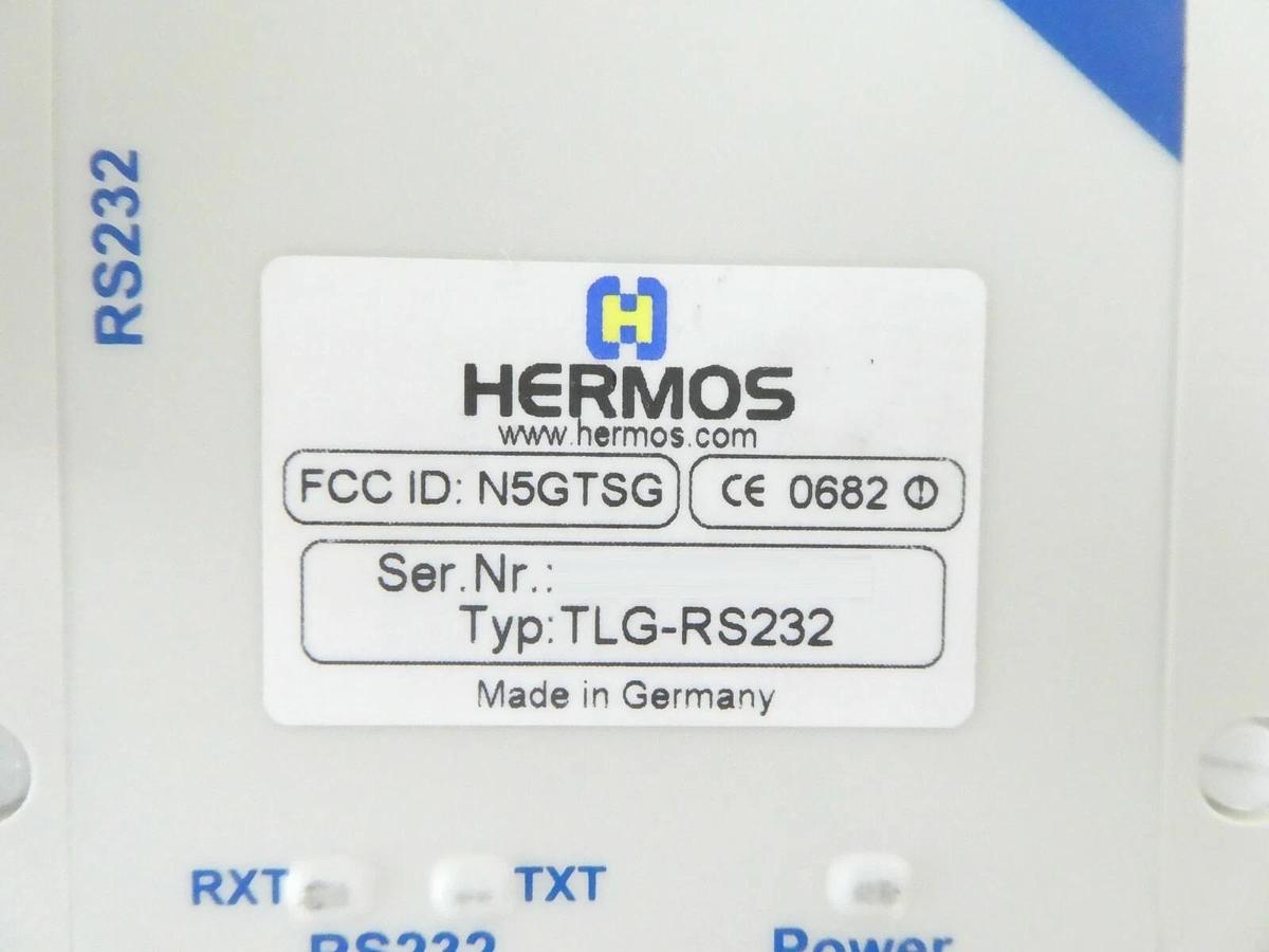 Used Hermos TLG-S1-1000-S0-00EB Transponder Reader SECS-I TLG-RS232 AMAT Working