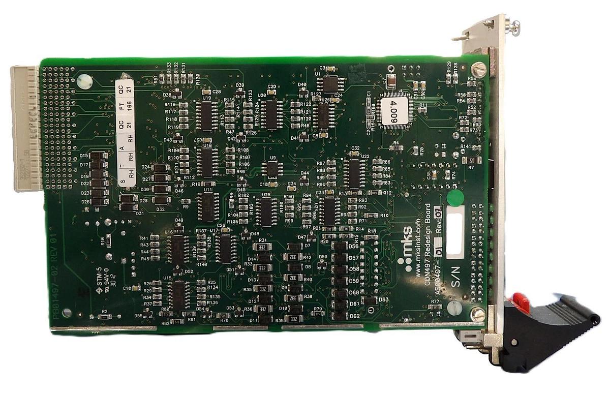 Used MKS Instruments AS01500-53 Interlock Module PCB Card AMAT 0190-37795 Working