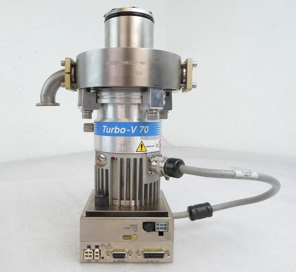 Used Turbo-V 70 Varian 9699357S015 Turbo Pump & Controller 9698970S001 Sciex Working