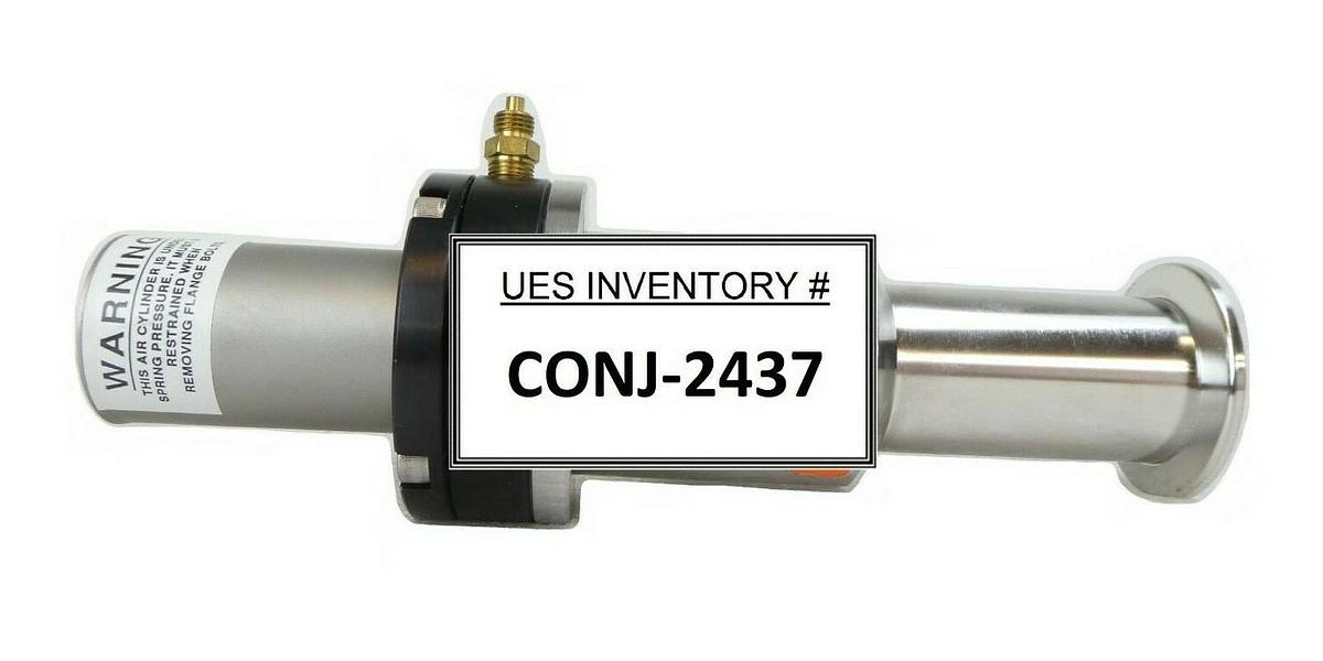 Used Nor-Cal Products 796-008091-001 Pneumatic Angle Valve Lam Research Working Spare