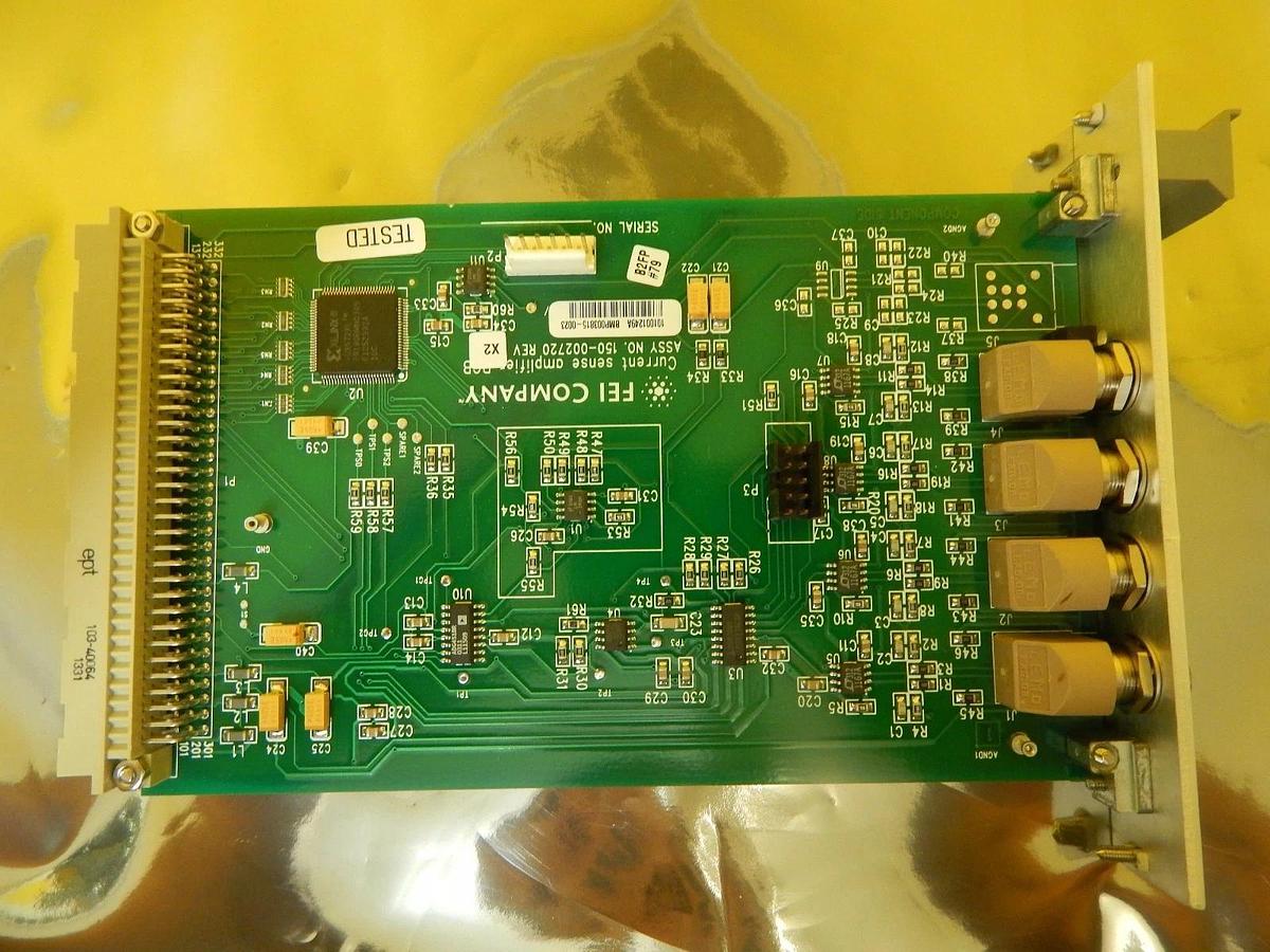 Used FEI Company 150-002720 Current Sense Amplifier PCB Card CLM-3D Used Working