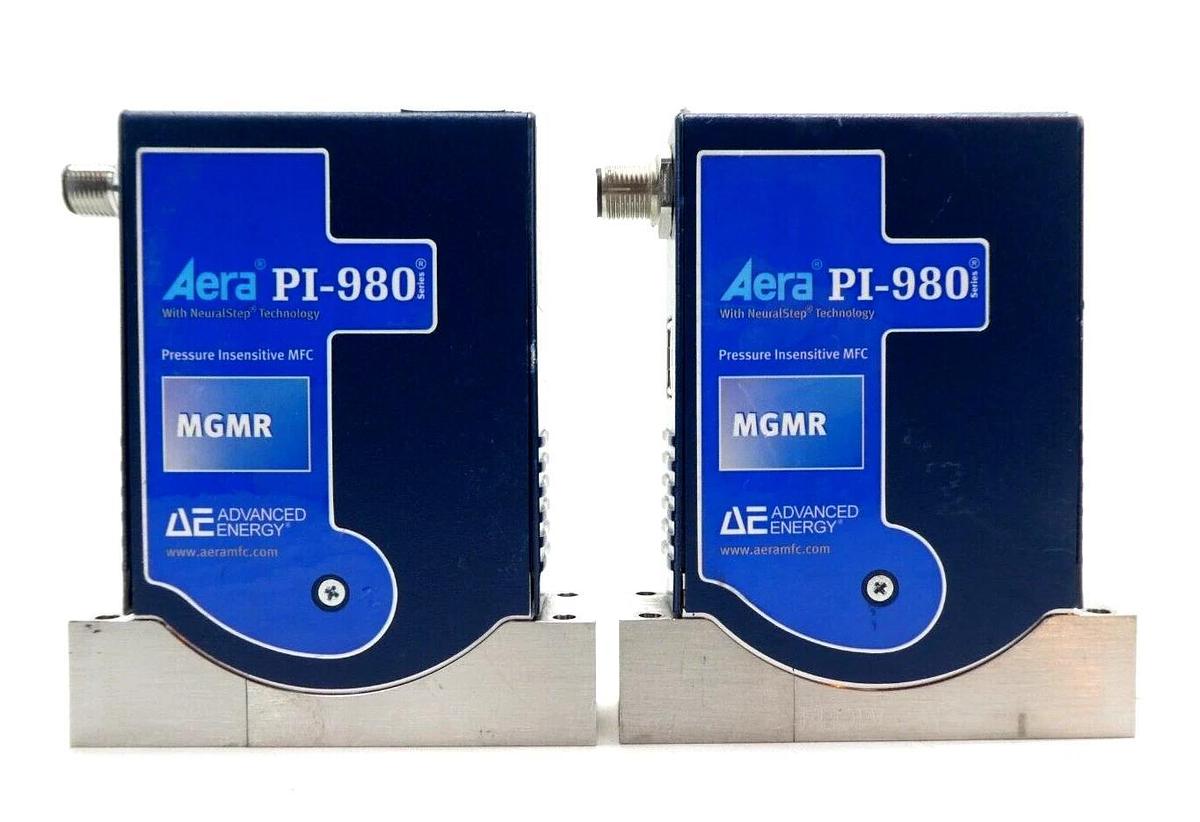 Used Aera PI-98 Series Mass Flow Controller MFC PI-98 PI-980 PI-982 Lot of 8 Working