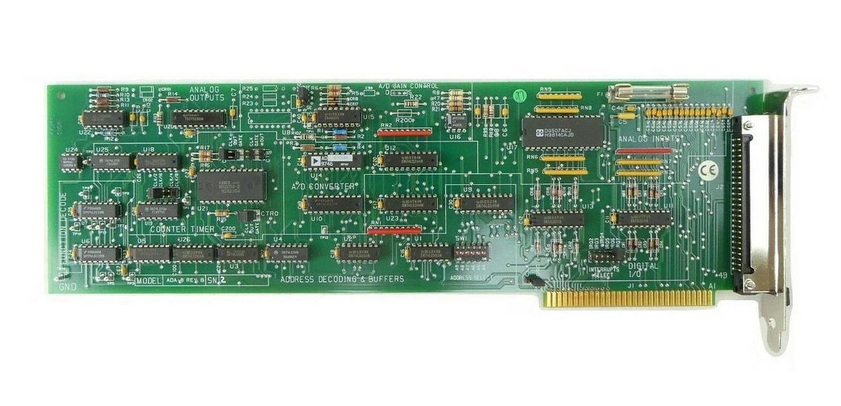 Used Corman Technologies AD8-16 A/D Gain Control ADA-8 PCB Card Novellus Working