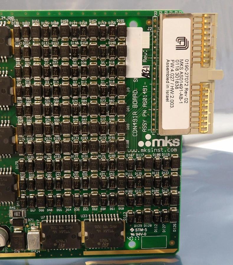 MKS Instruments AS01491-AB-1 PCB Card CDN491R AMAT 0190-27072 Producer New