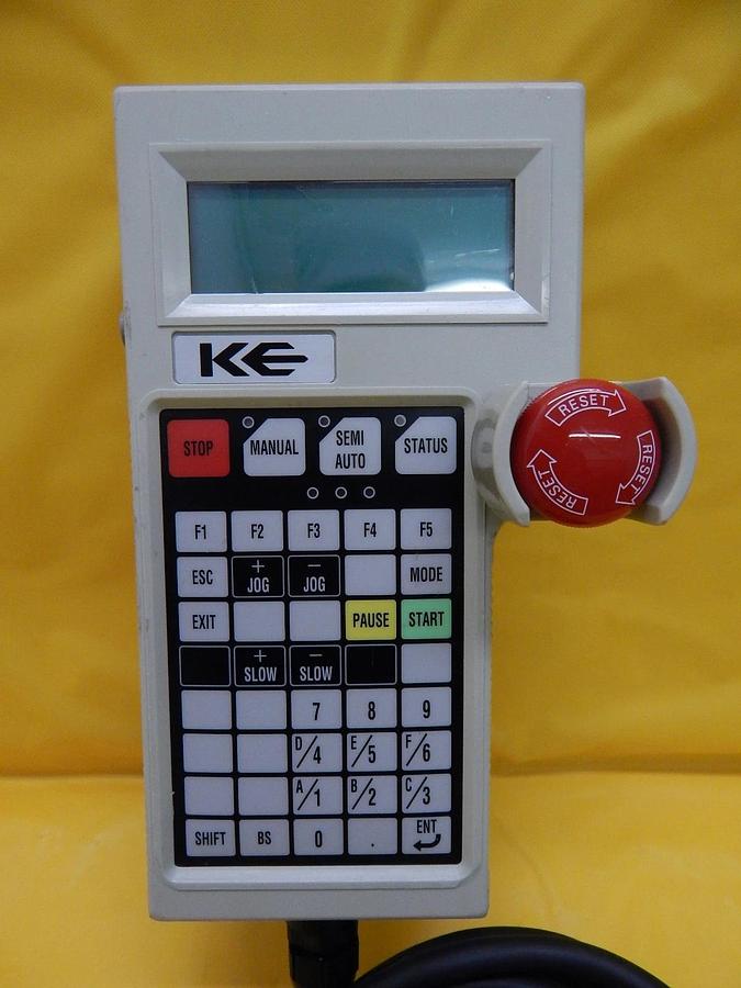 Used Dynax K3AX-095 Robot Teach Pendant Hand Held Controller Used Working