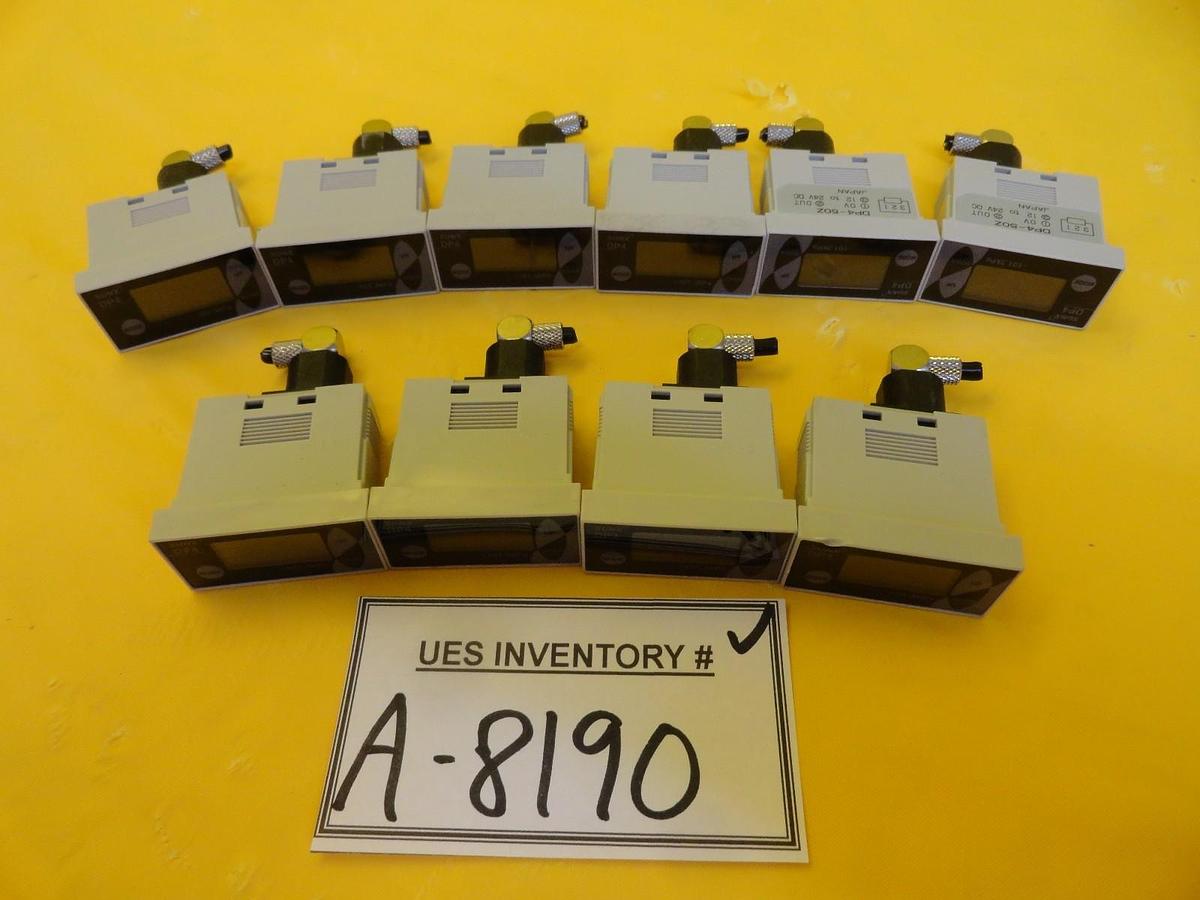 Used Sunx DP4-50Z Compact Digital Display Pressure Sensor DP4 Series Lot of 10 Used