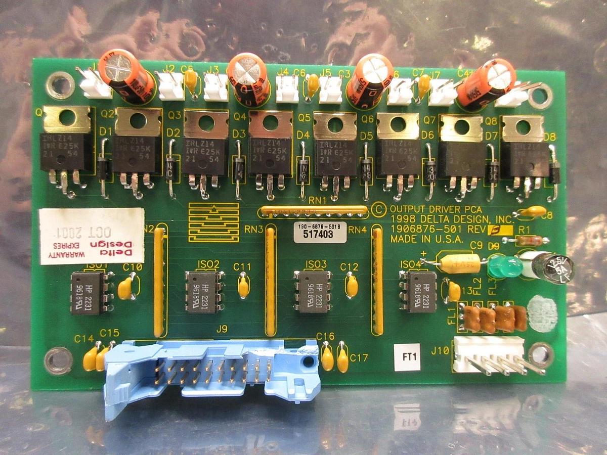 Used Delta Design 1906876-501 Output Driver PCA Board PCB Rev. B Summit ATC Used