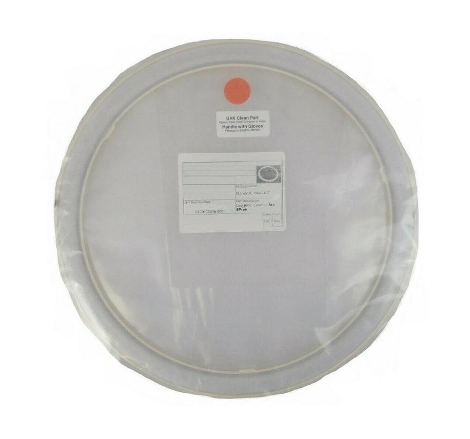 Refurbished AMAT Applied Materials 0200-03346 Dep Ring Ceramic Arc Spray Copper Refurbished