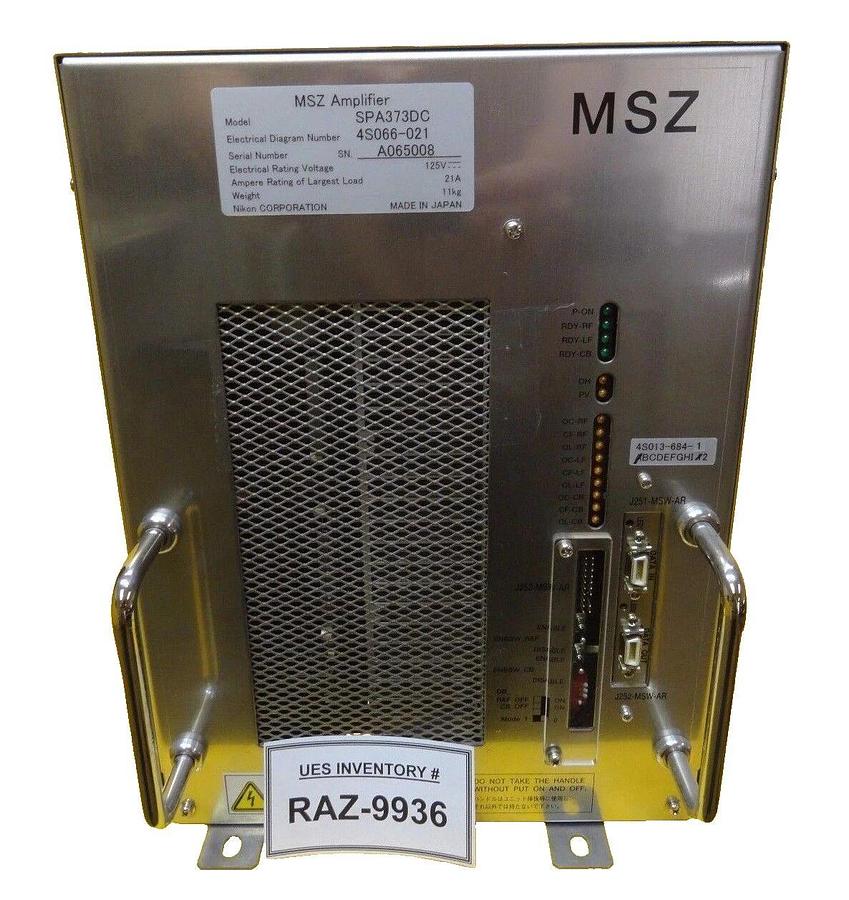 Used Nikon 4S066-021 MSZ Amplifier Module SPA373DC 4S013-684-1 NSR Series Working