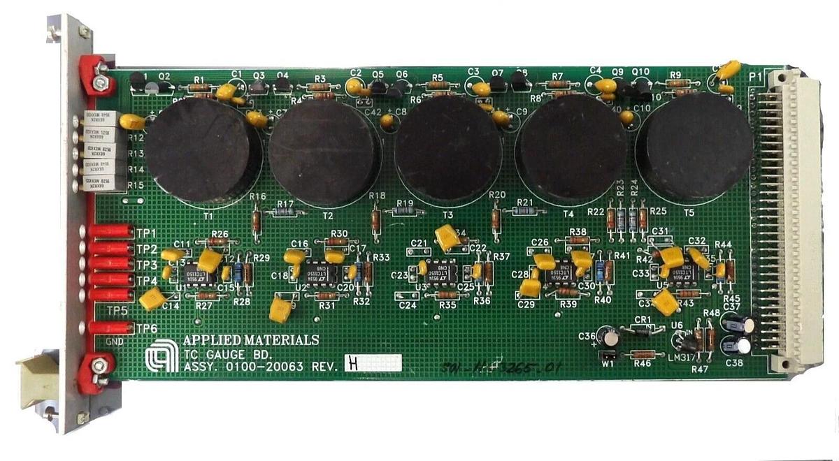 Used AMAT Applied Materials 0100-20063 TC Gauge PCB Card Working Surplus