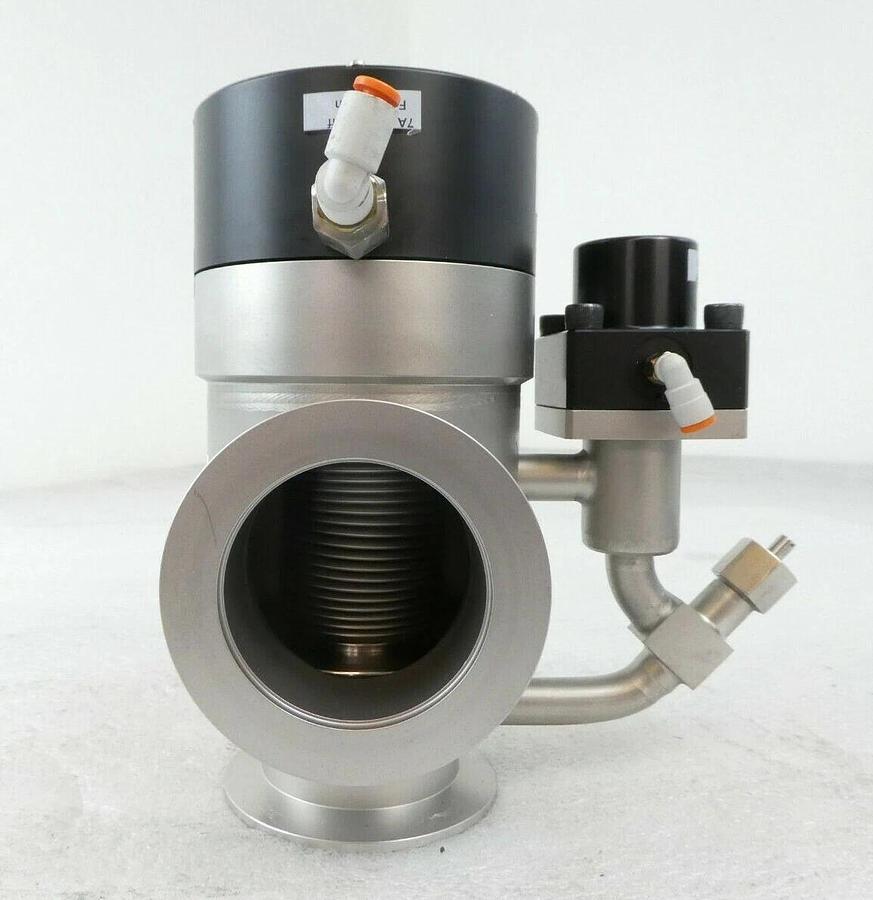 Used MKS Instruments 100018067 Pneumatic Right Angle Valve NW50 AMAT Chamber Working