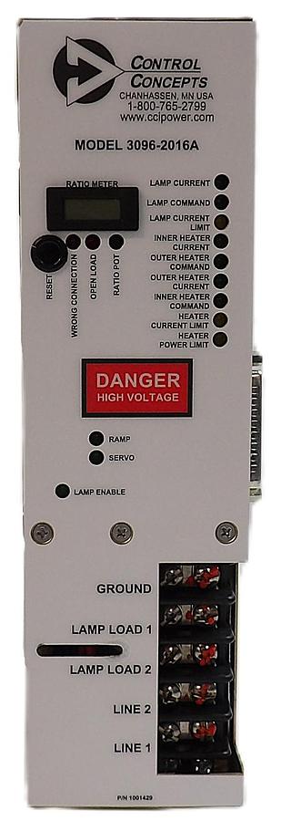 Used Control Concepts 3096-2016A SCR Power Controller AMAT 0190-43248 Working Spare