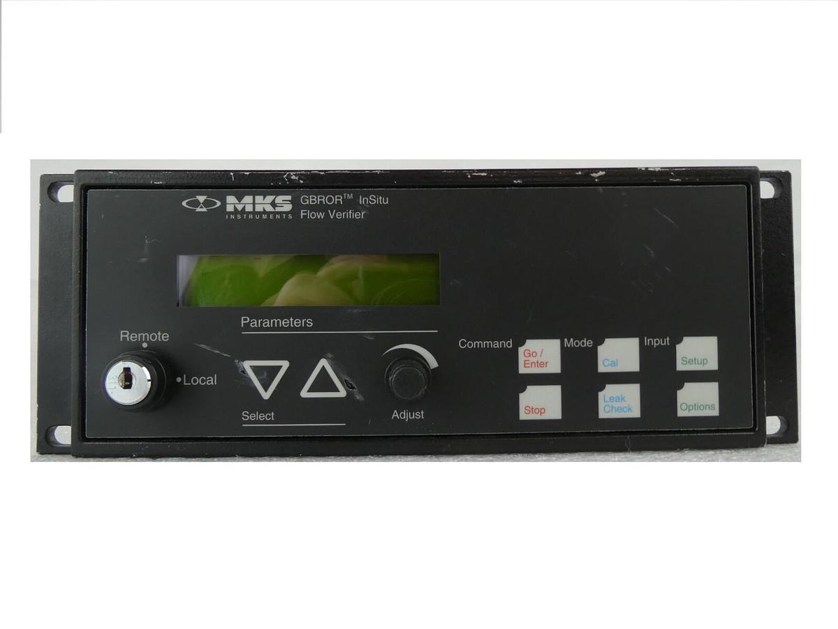 Used MKS Instruments 123714-G1 GBROR InSitu Flow Verifier Working Surplus