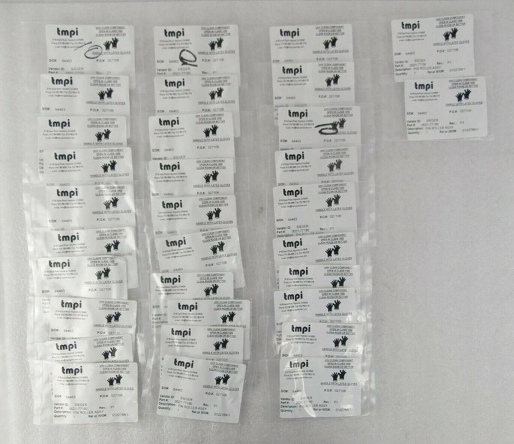 AMAT Applied Materials 0021-77190 Pin Roller Assembly Reseller Lot of 32 New