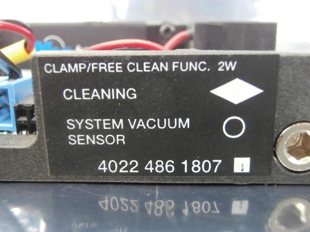 Used KV Automation 4022.486.18071 Pneumatic PCB Card CLAMP/FREE CLEAN FUNC. 2W Spare