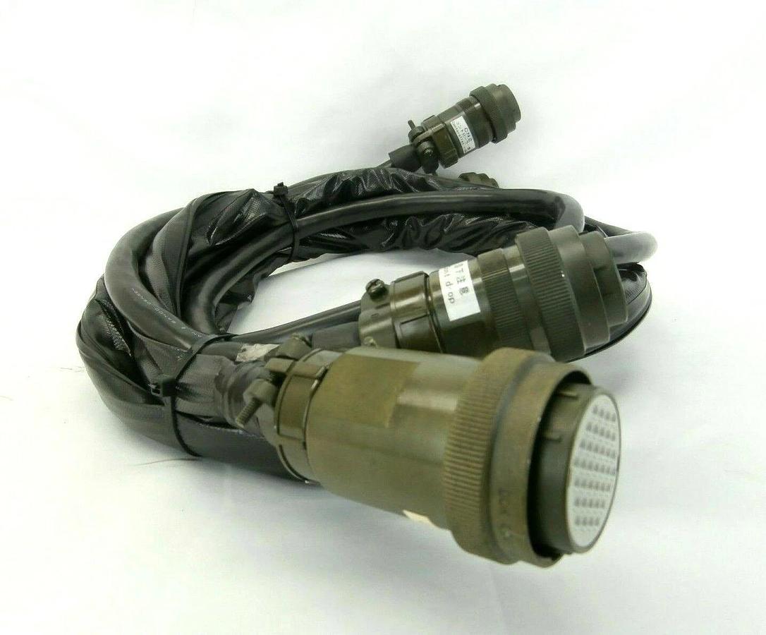 Used Mitsubishi MELFA RV Series Robot Cable Set of 2 1E-2CBL-N(P) 1E-2CBL-N(S) Spare