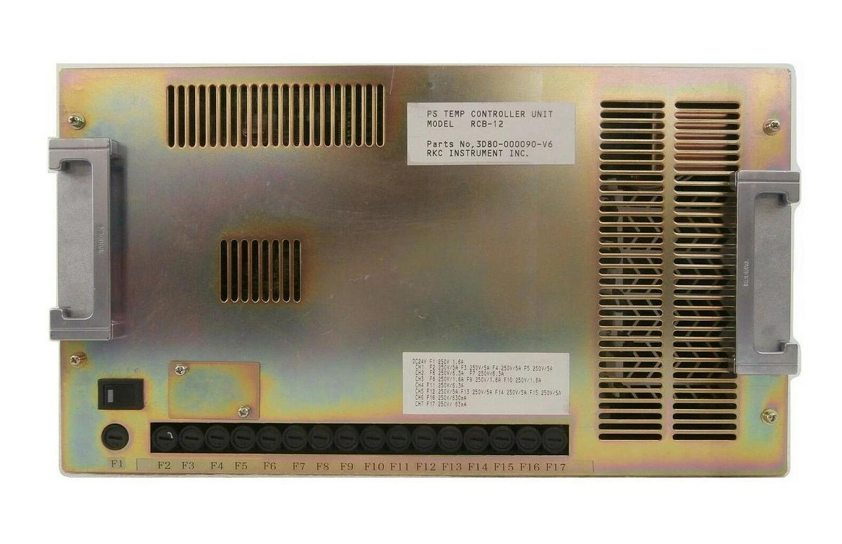Used RKC Instrument RCB-12 PS TEMP Controller TEL 3D80-000090-V6 Telius Working Spare