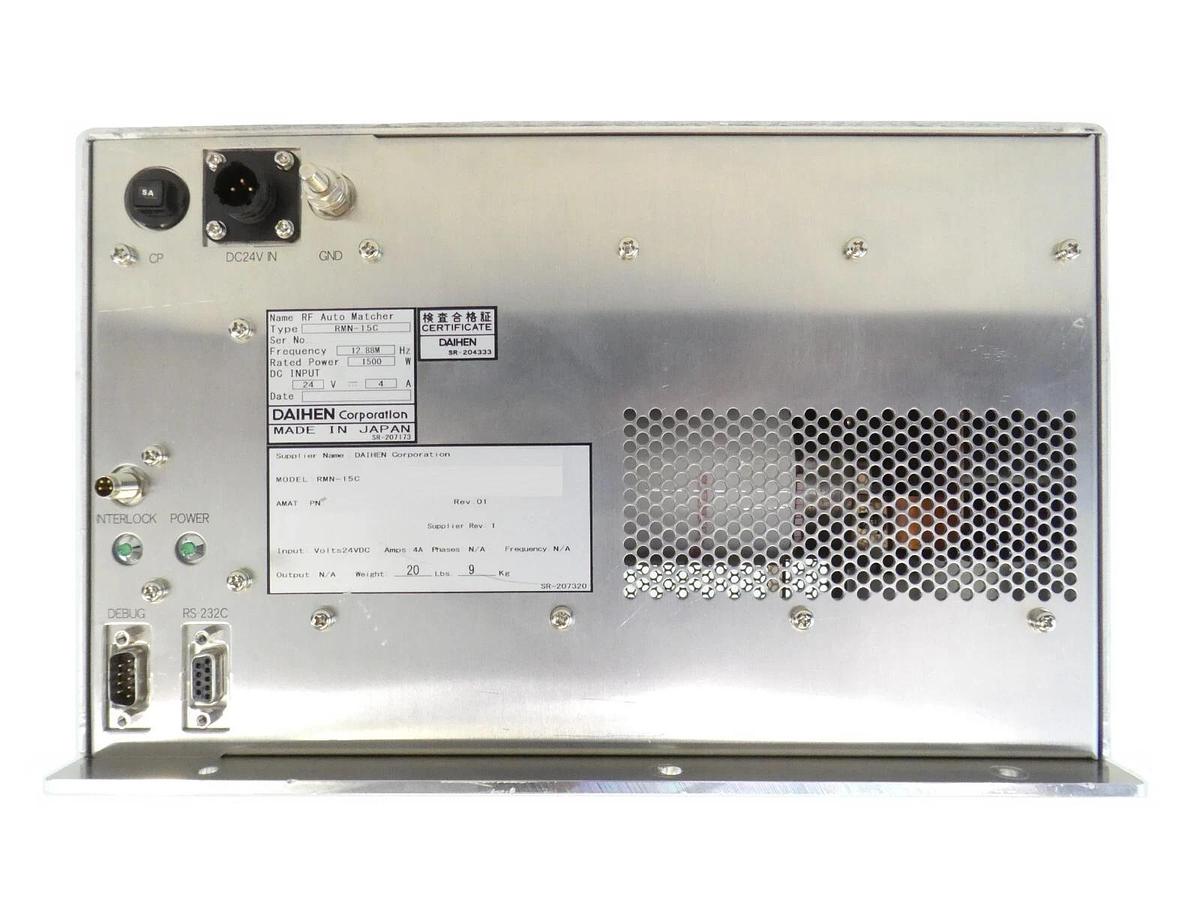 Used Daihen RMN-15C RF Auto Matcher 12.88MHz @ 1500 Watts Working Surplus