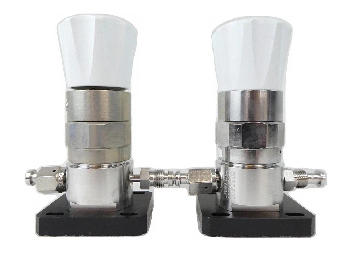 Used Tescom 74-2461KRN20 Ultra High Purity Regulator Valve Reseller Lot of 2 Working