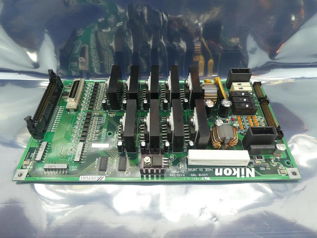 Used Nikon 4S018-789 Power Distribution PCB IU-PWR1 NSR FX-601F Working Surplus