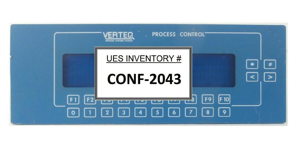 Used ISE Electronics CU40046MCPB-S Display PCB Keypad PW-85-102 Verteq Working Spare