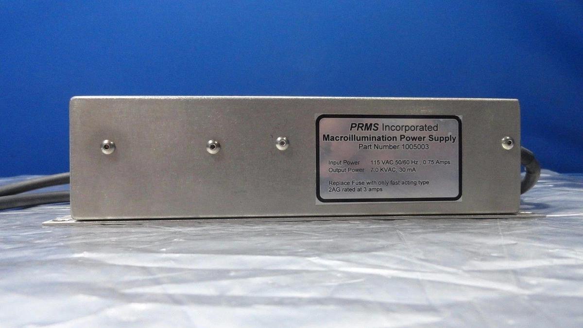 Used PRMS 1005003 Macroillumination Power Supply Nikon Optistation 7 Used Working