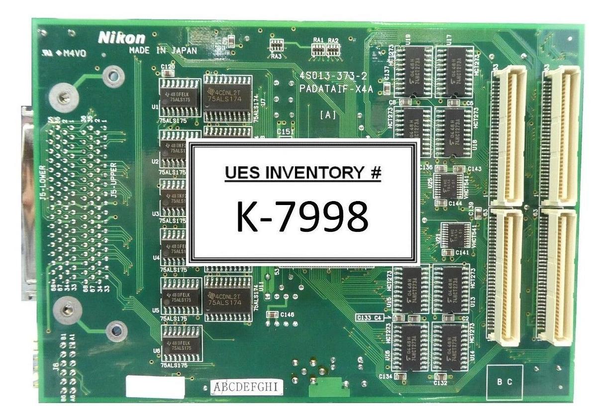 Used Nikon 4S013-373-2 Linear Motor Interface PCB PADATAIF-X4A NSR Working Surplus